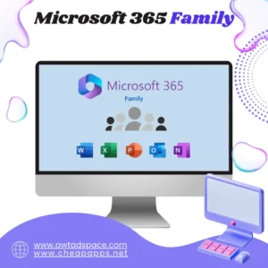 Microsoft 365 Family لمدة سنة – تفعيل عالمي – حتى 6 مستخدمين