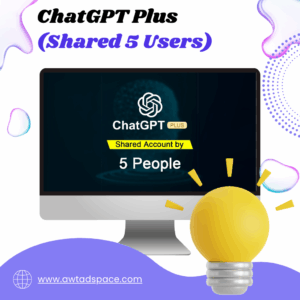 ChatGPT Plus Shared 5 Users : حساب مشترك لخمسة اشخاص